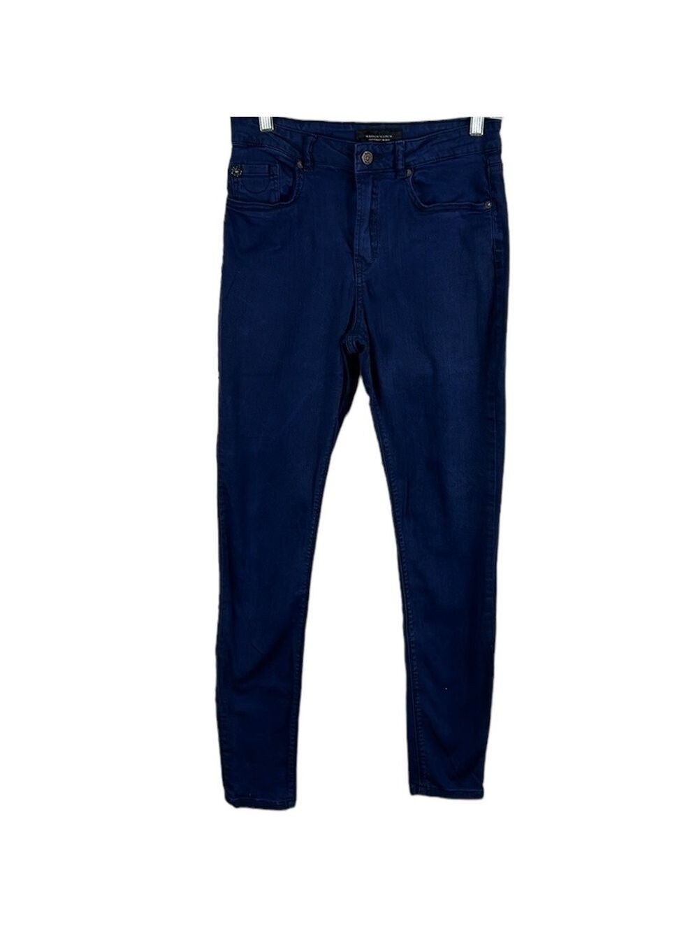 Maison Scotch Haut High Rise Skinny in Indigo Jeans Size 30 - Picture 8 of 10